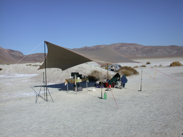 whats going on in that tent?