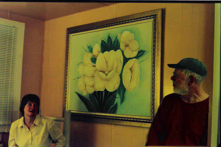 bob & ingrid admire each orher and art